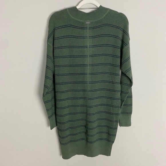 Prana Milani Henley Dress Kale Stripe NWT - Picture 3 of 8